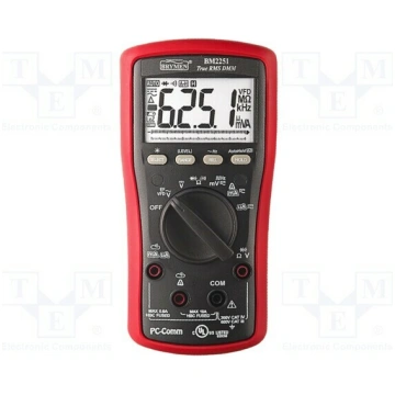 Digital multimeter; LCD; (6000); Bargraph: 60segm.