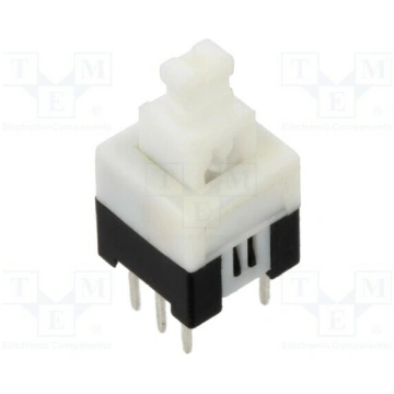 Switch: push-button; Pos: 2; DPDT; 0.1A/30VDC; Ill