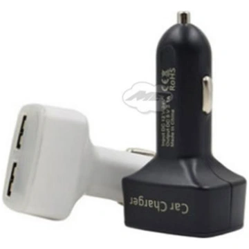 Auto instruments 3in1 voltmetrs termometrs USB lād