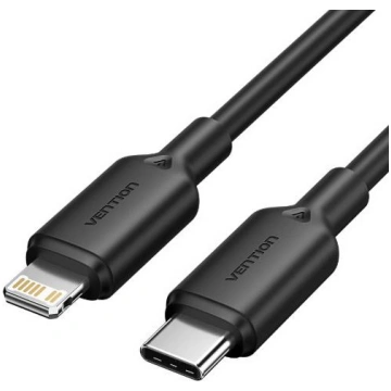 CABLE USB-C TO LIGHTNING/2M BLACK LAKBH VENTION