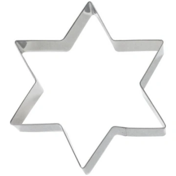 Piparkūku veidne Zvaigzne, 12 cm
