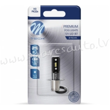 LB503W-01B - H3 Blister 1x LED H3 6x1616SMD, 3W 28