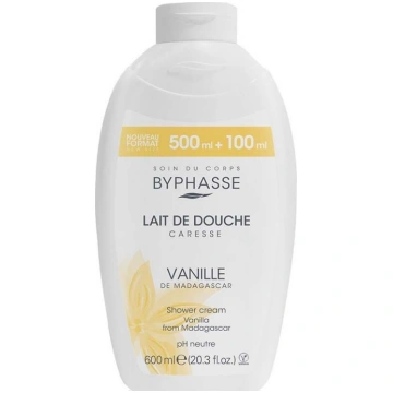 Ķermeņa mazgāšanās želeja Byphasse Caresse Vanilla