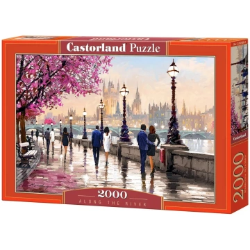 Puzzle Castorland Along the river — 2000 gab., pil