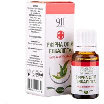 911 Eikalipta ēteriskā eļļa, 20 ml