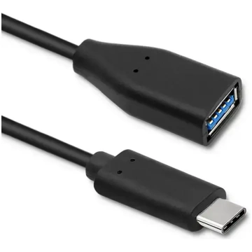 Qoltec Cable USB 3.1 type C male | USB 3.0 A femal