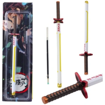 Lean Dugopis Miecz Katana Anime Metalowy Czarny Tu