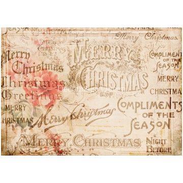 Compliments of the Season 0687 Decoupage queen