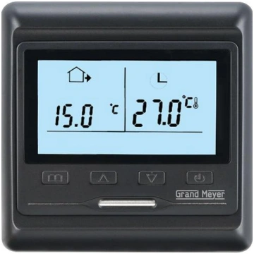 Programmējams temperatūras regulators HW800, 16A, 