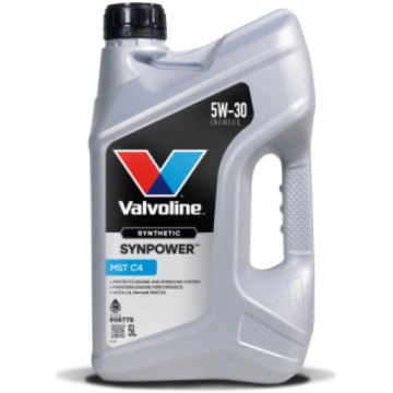 Motoreļļa Synpower MST C4 5W30 5L, Valvoline 90877
