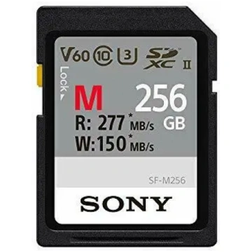 Sony SDXC M series 256GB UHS-II Class 10 U3 V60