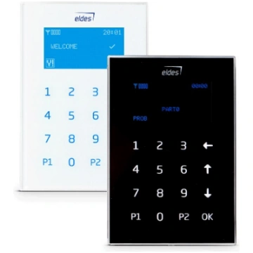 LCD vadu tastatūra EKB2, melns / balts