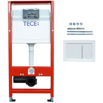 TECEprofil Base WC rāmja komplekts, balta skalošan