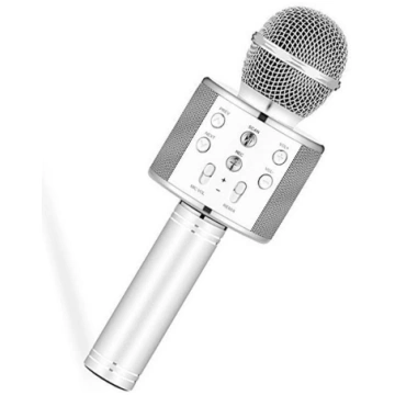 Bērnu karaoke mikrofons bezvadu ar iebūvētu skaļru