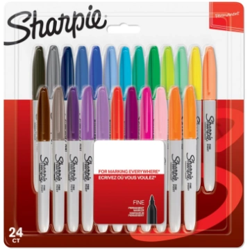 Sharpie - Permanent Marker Fine Assorted Colours 2