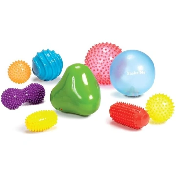 Edushape Sensorās mini bumbiņas mazulim - 6 vienkr