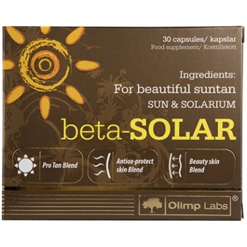 Olimp Labs Beta Solar vienmērīgam un skaistam iede