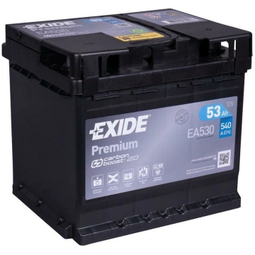 Akumulators 53Ah 540A (EXIDE EA530) 12V