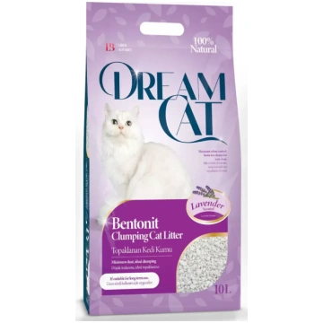 Dream Cat Lavander 10l - cementējošās kaķu smiltis