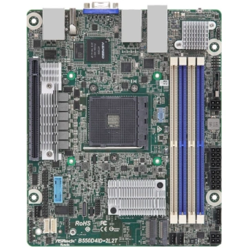 Mātesplate ASRock B550D4ID-2L2T AMD B550 Socket AM