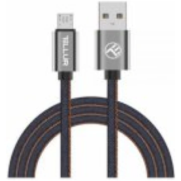 Tellur Data cable, USB to Micro USB, 1m Denim vads