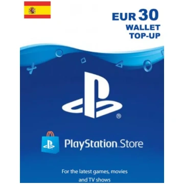 Spānijas PSN 30 EUR Dāvanu Karte Sony