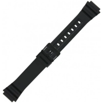 Casio plastic black watch strap 10365960 for AE-12