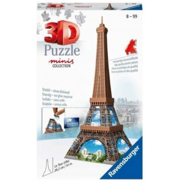 3D mini puzle Ravensburger Eifelis, 54 gab