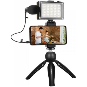Puluz Live broadcast kit tripod mount + LED lamp +
