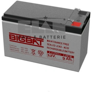Elan svina-skābes akumulators 12V 9Ah 2.5kg BIG BA