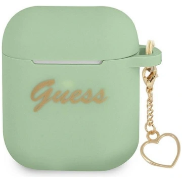 GUESS AIRPODS 1/2 SILIKONĀ CHARM HEART KOLEKCIJAS 