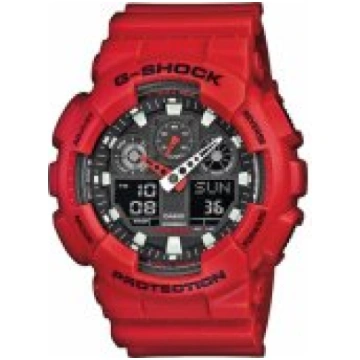 CASIO G-Shock GA-100B-4AER Red Pulkstenis 481-UNIW