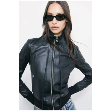 Blouson leather jacket - 44