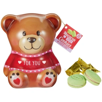 Cepumi BEAR MACARON STYLE 130g- krājkasē