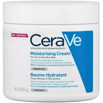 Sejas krēms CeraVe 454 ml — mitrinošs, nekomedogēn
