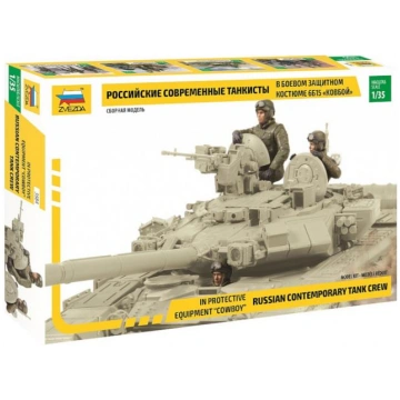 Zvezda Russ. Tank Crew-Combat Version (3684) Z 368
