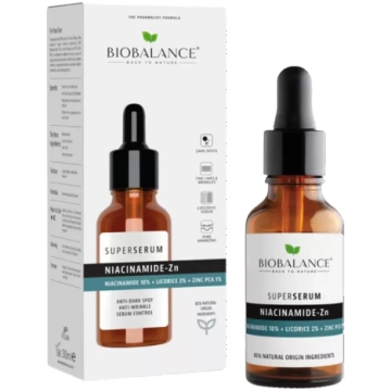 BIOBALANCE Niacinamide-Zn Super serums, 30 ml
