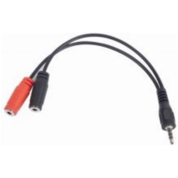 Kabelis Gembird 3.5 mm audio + microphone adapter 