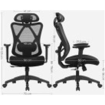 Songmics biroja krēsls. ergonomisks datorkrēsls. t