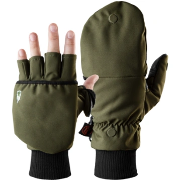 Cimdi HEAT 2 SOFTSHELL 7 (zaļi) HEAT COMPANY