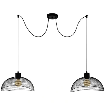 Eglo 43306 - Lustra ar auklu POMPEYA 2xE27/60W/230