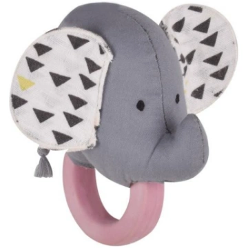 Grabulis Tikiri Elephant, rozā krās./pelēka krās