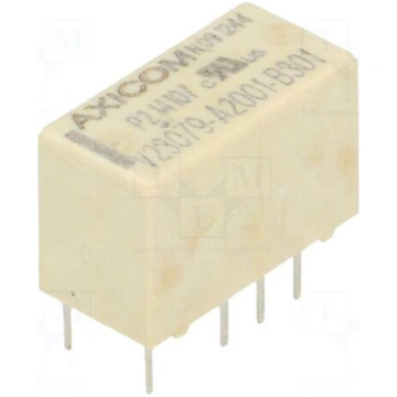 Relay: electromagnetic | DPDT | Ucoil: 5VDC | 0.5A