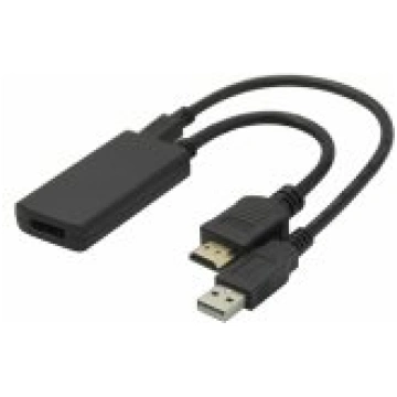 Deltaco HDMI - DisplayPort adapter, 4K/ 60Hz adapt