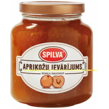 Ievārījums Aprikožu 362ml (380g), Spilva