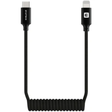 Evelatus AutoSpring Coiled Cable USB C to Lightnin