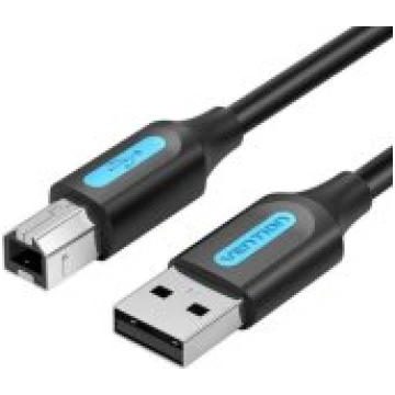 Vention COQBD USB-A 2.0 to USB-B 0.5m Black aksesu