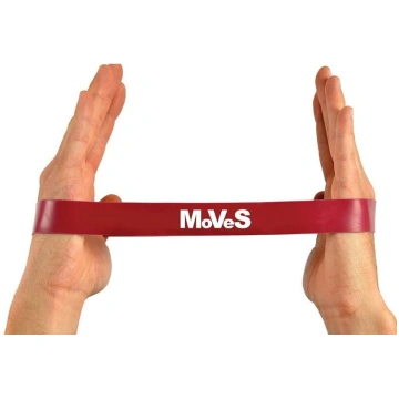 Pretestības gumija Moves Loop, 30 cm, sarkana, 2. 