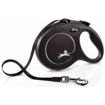 flexi New Classic L 8m black (lente) - pavada suņi