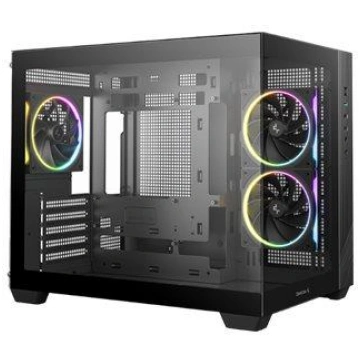 Deepcool Case | CG330 3F | Black | Micro ATX R-CG3